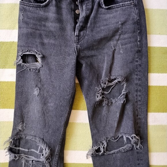 GRLFRND Karolina Distressed Jeans in Travelin' Band Size 28 - Picture 5 of 9